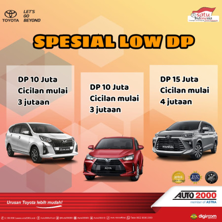 Special Promo Kredit Toyota DP Minim